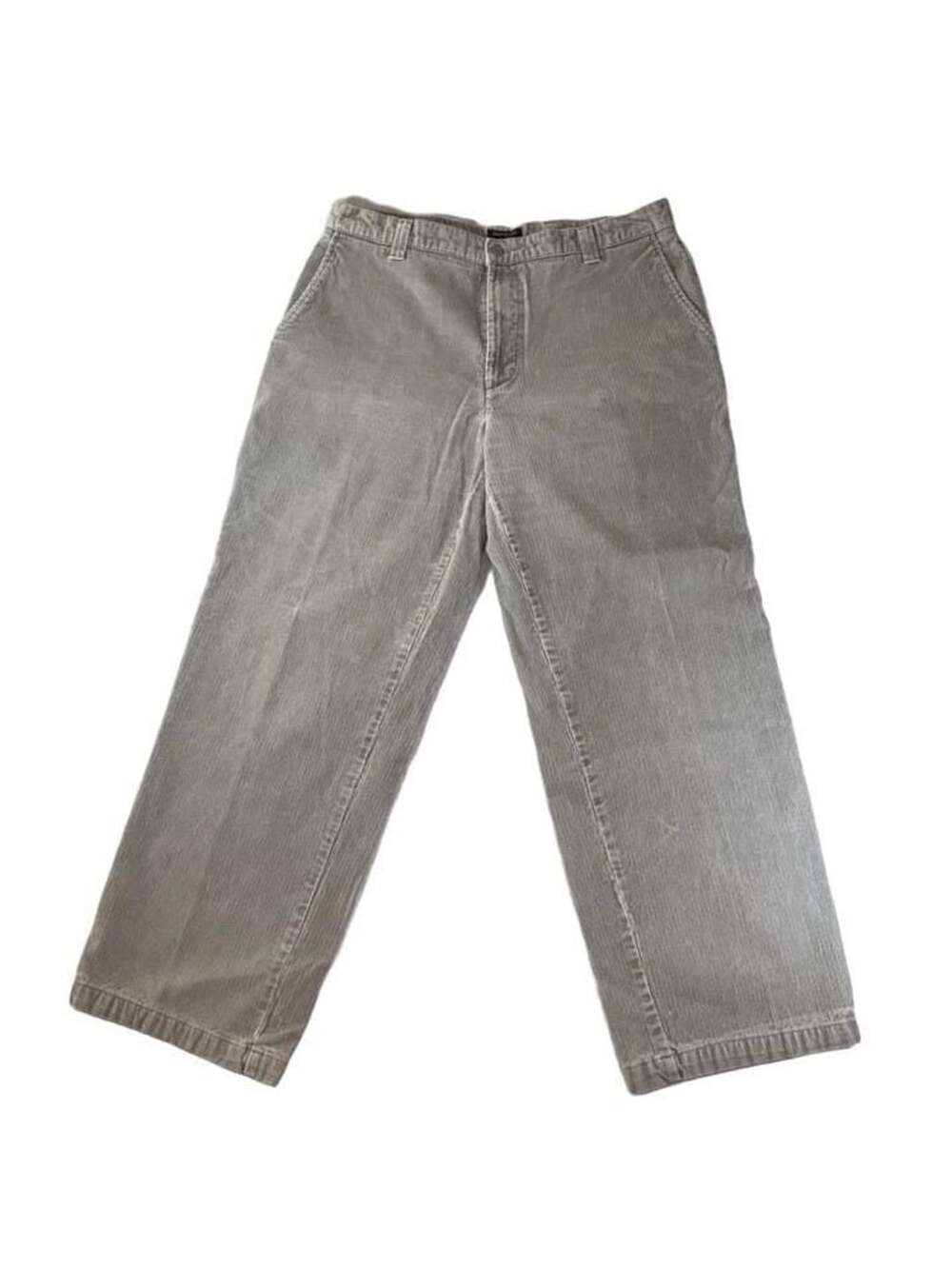 Dockers Surplus Corduroy Flat Front Loose Fit Pants Gray Size 38x32